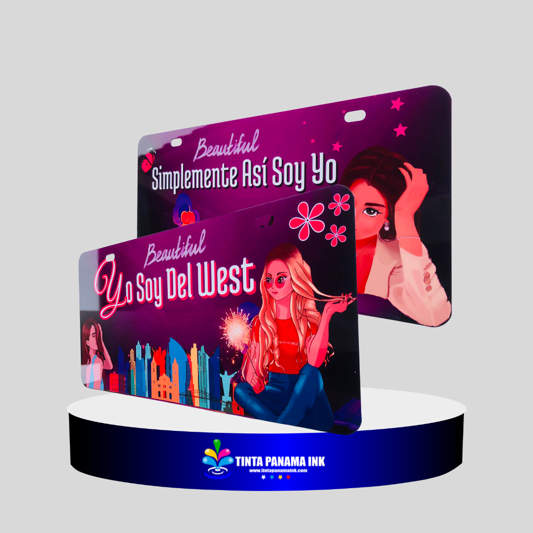 Placa para Carro personalizada 2