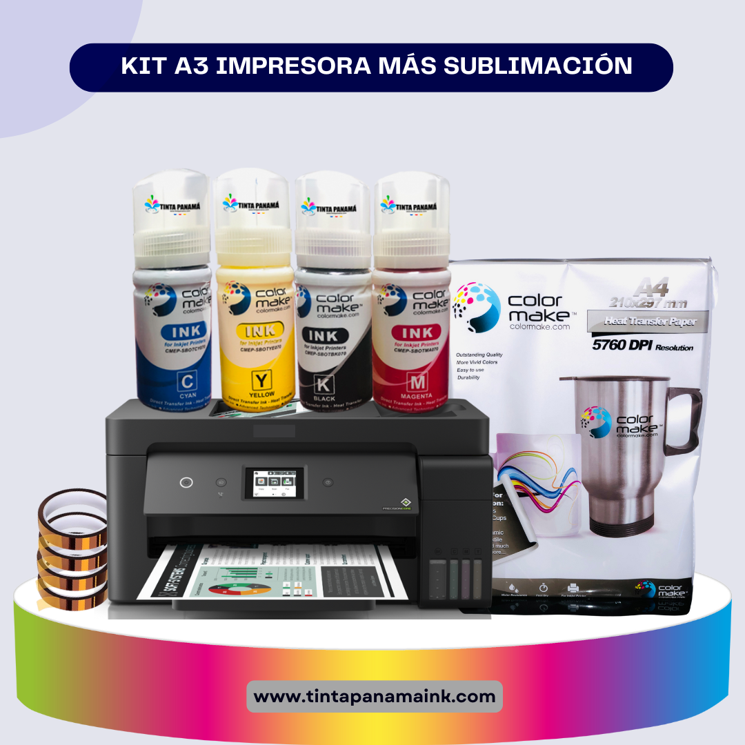 Kit de impresora A3 más consumible para sublimar