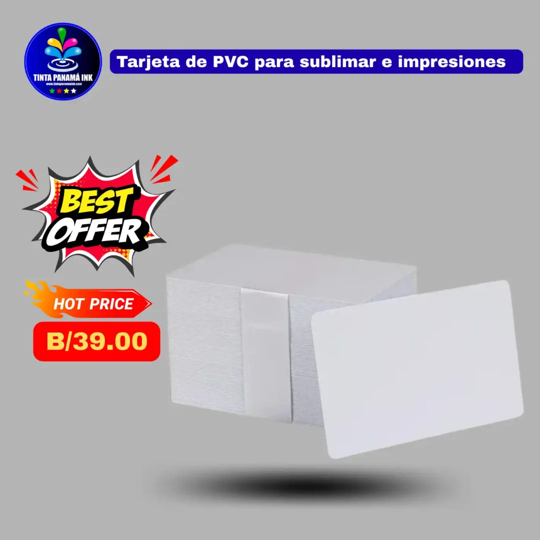 Tarjeta de PVC para sublimar alta calidad
