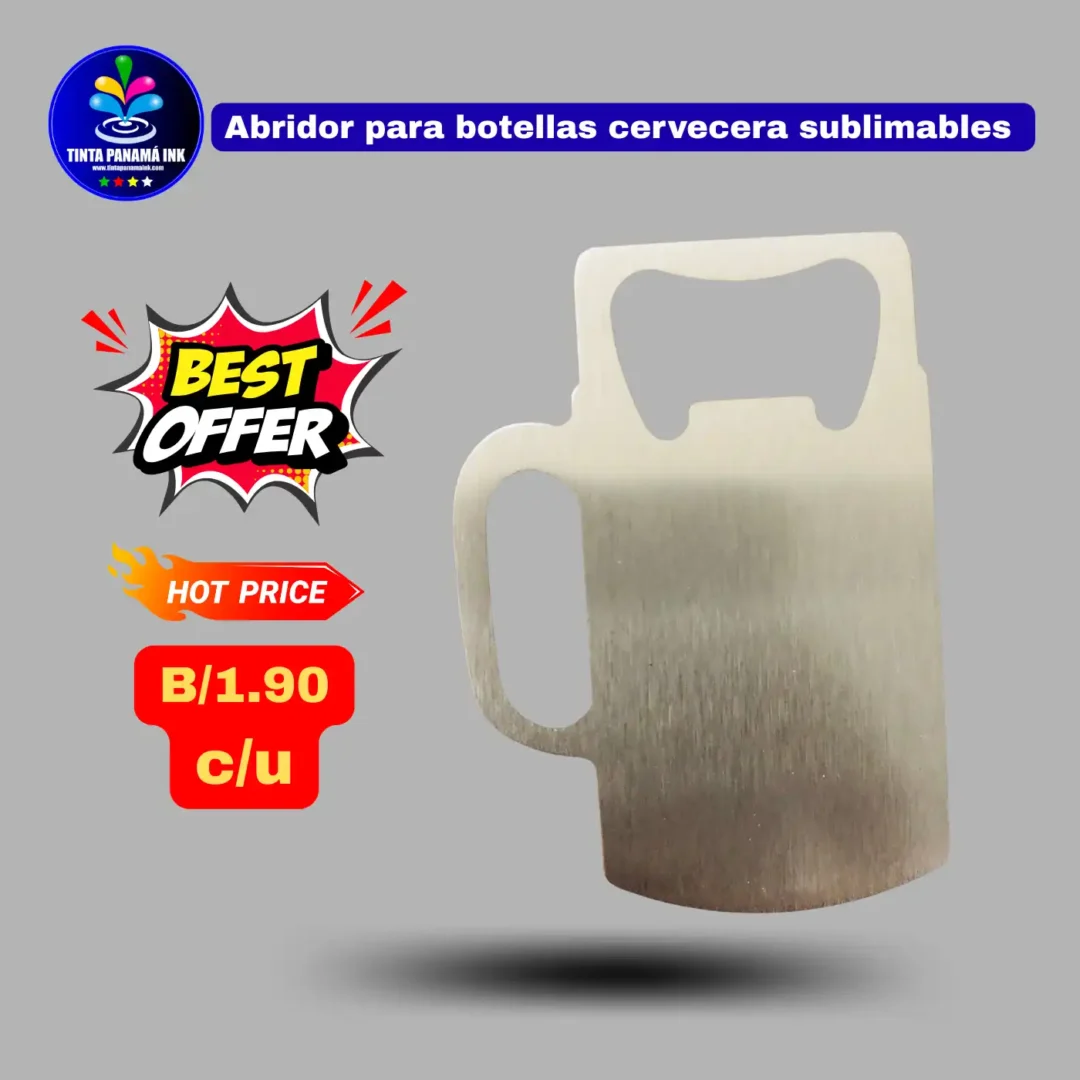 Abridor de botellas para sublimar
