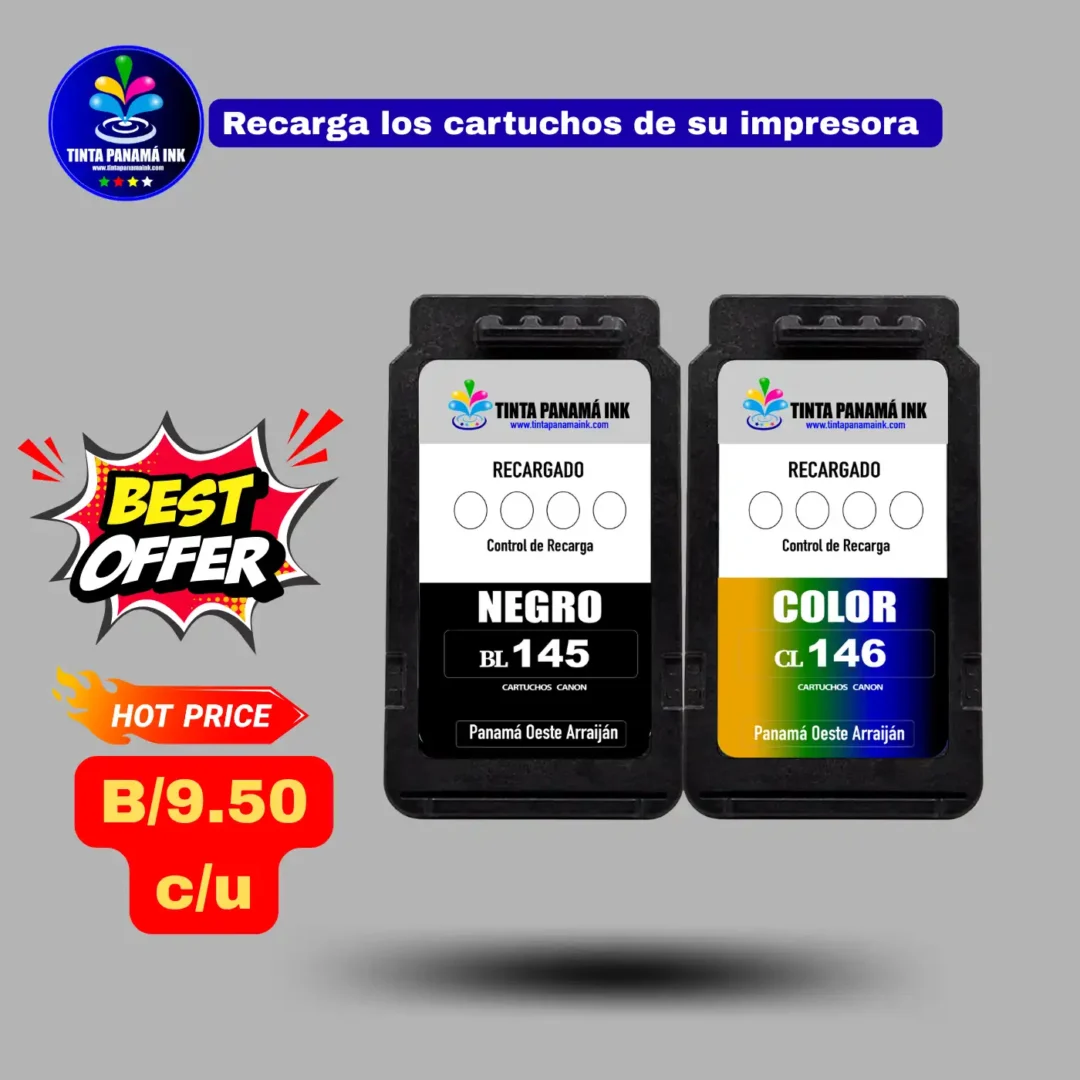Recarga de cartuchos para impresoras canon