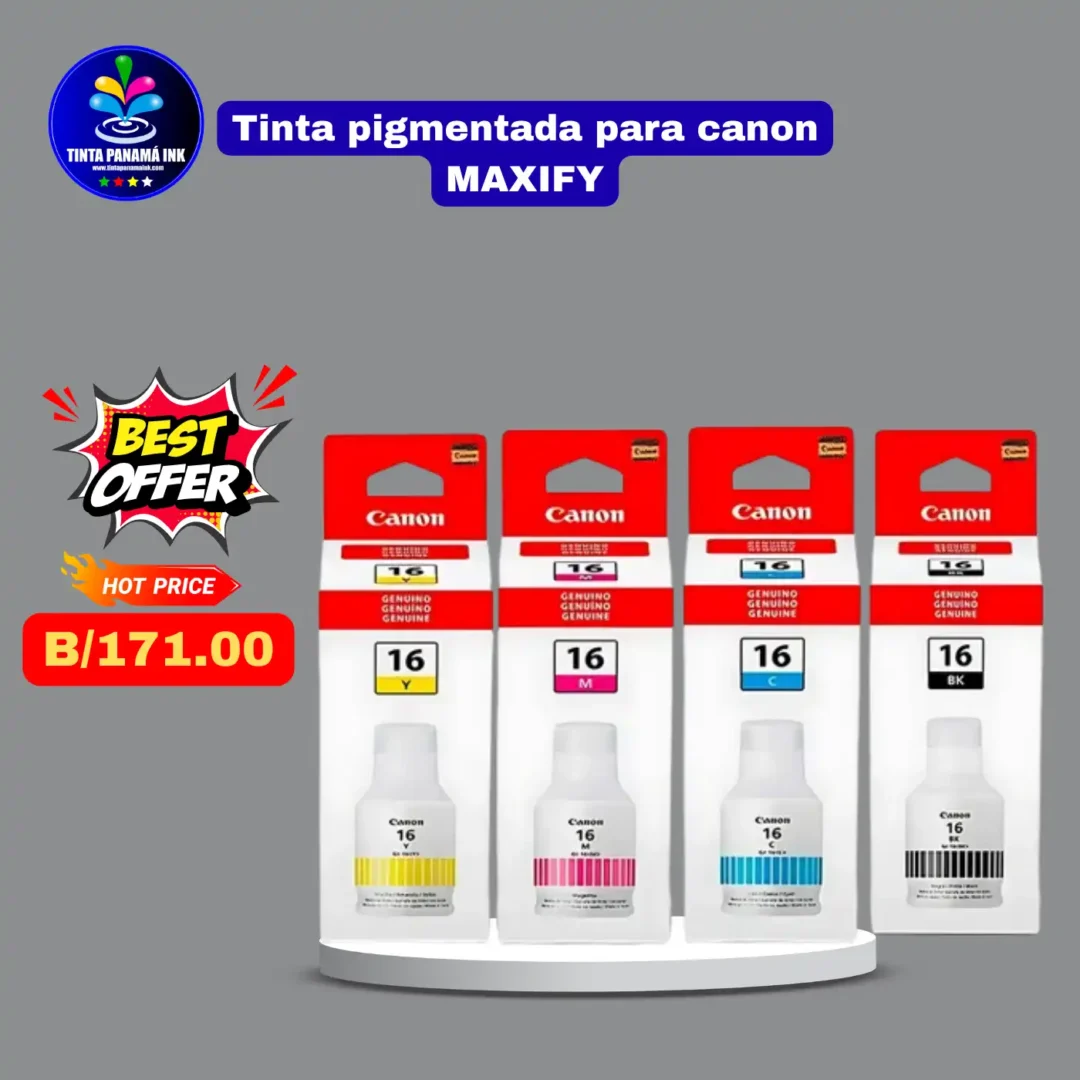 Tinta para impresoras canon G16