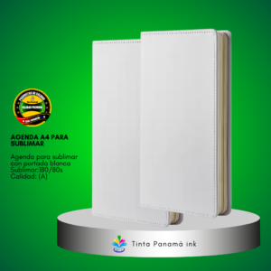 Agenda A4 con Portada Sublimable