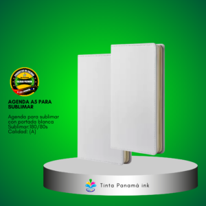 Agenda A5 con Portada Sublimable