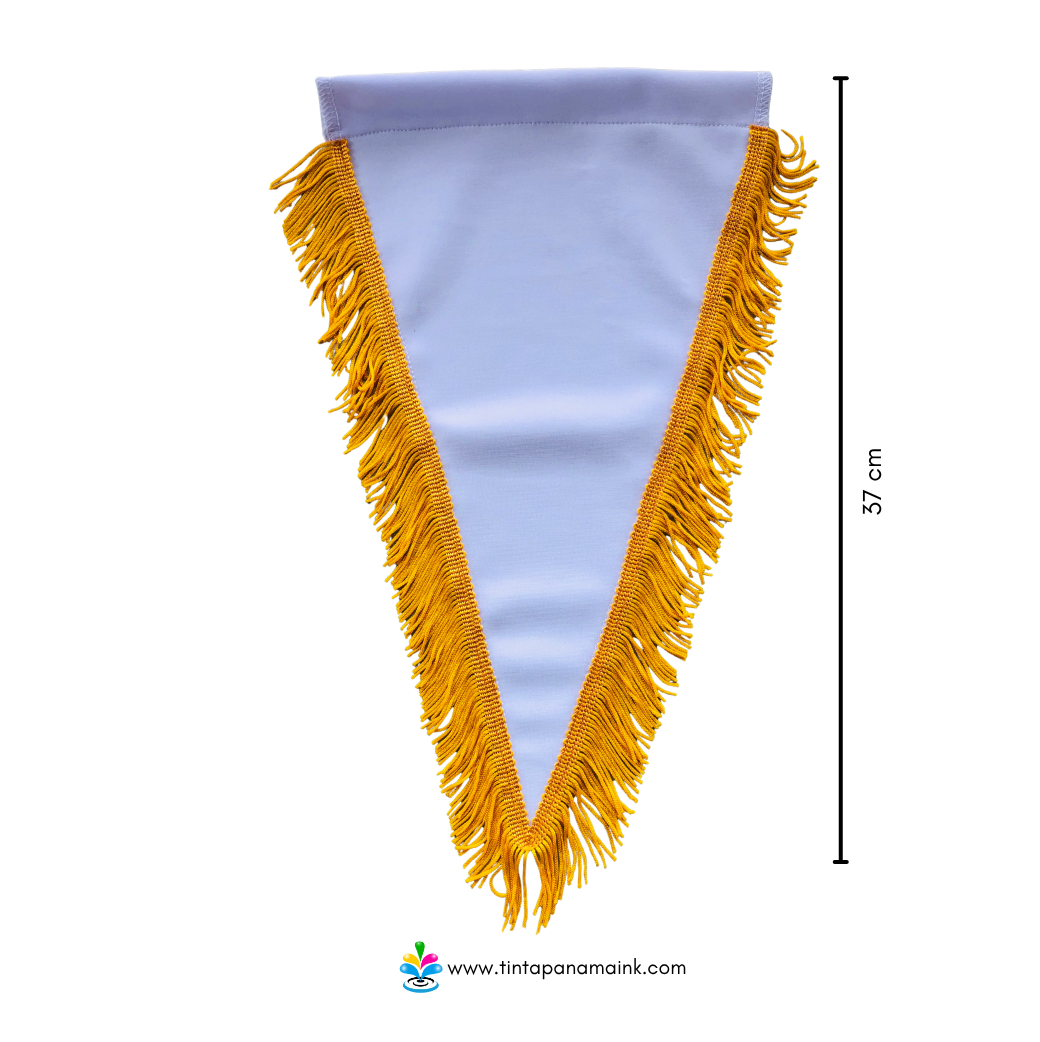 Banderines Sublimable Triangular 37 cm