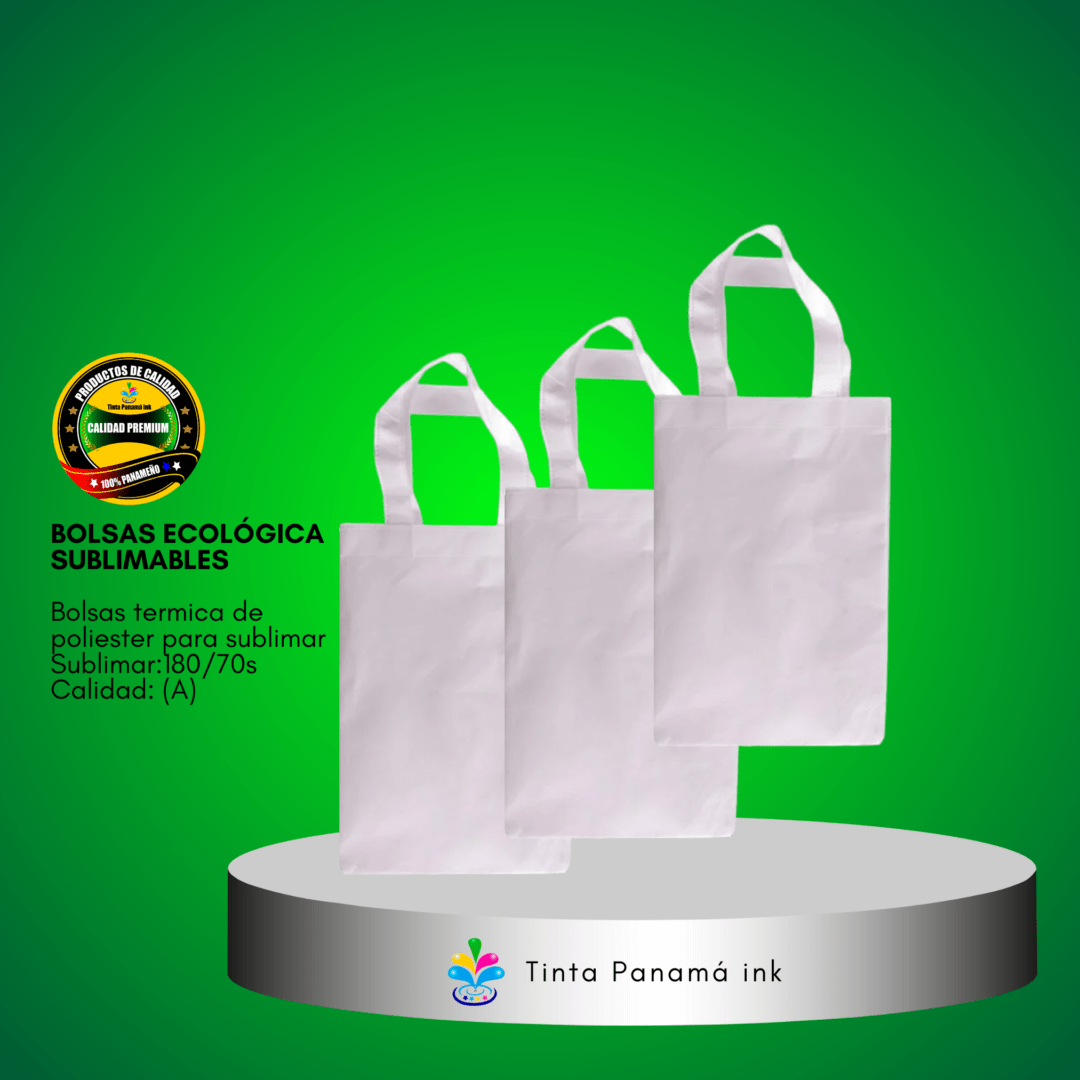 Bolsas Ecológicas de 20x30 cm Para Sublimar