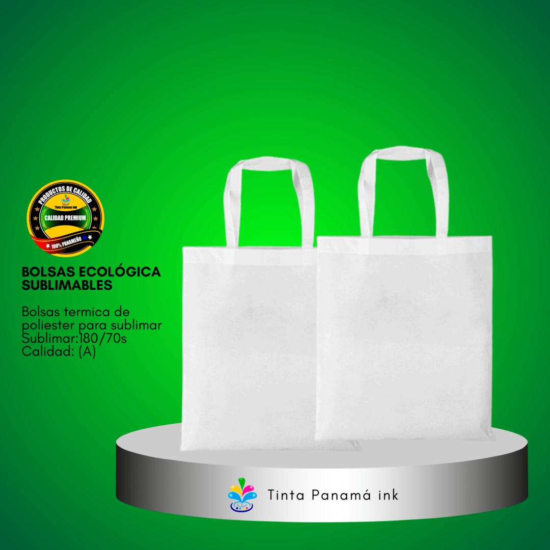 Bolsas Ecológicas de 35x37 cm Para Sublimar