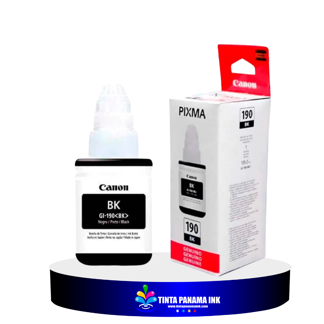 Canon GI 190 M - 135 ml - Black para Maxx Tinta G3102, PIXMA G1100, G2100, G3100, G4100