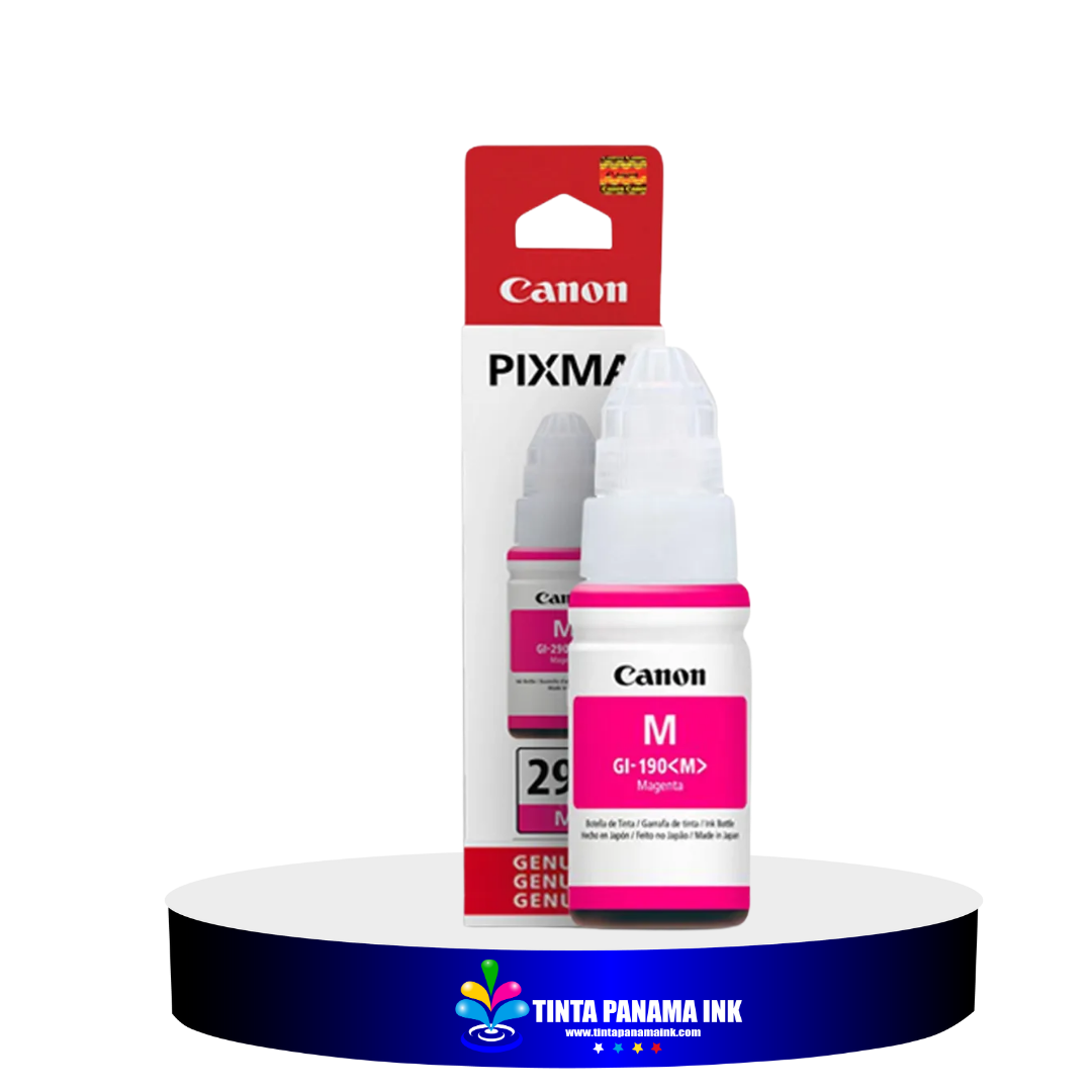 Canon GI 190 M - 70 ml - Magenta para Maxx Tinta G3102, PIXMA G1100, G2100, G3100, G4100
