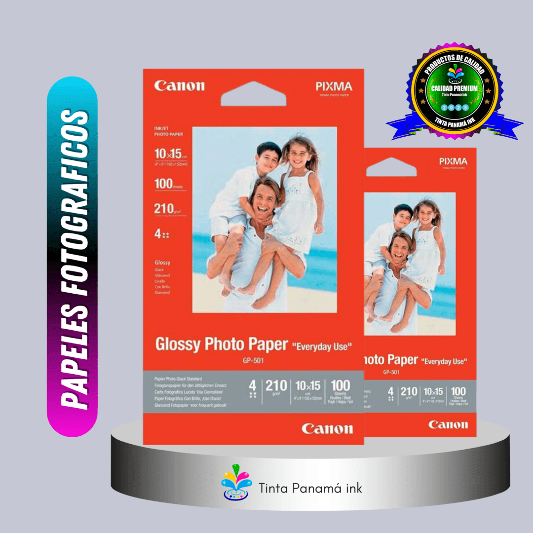 Canon GP-501 - Brillante - 100 x 150 mm 100 hoja(s) papel fotográfico brillante