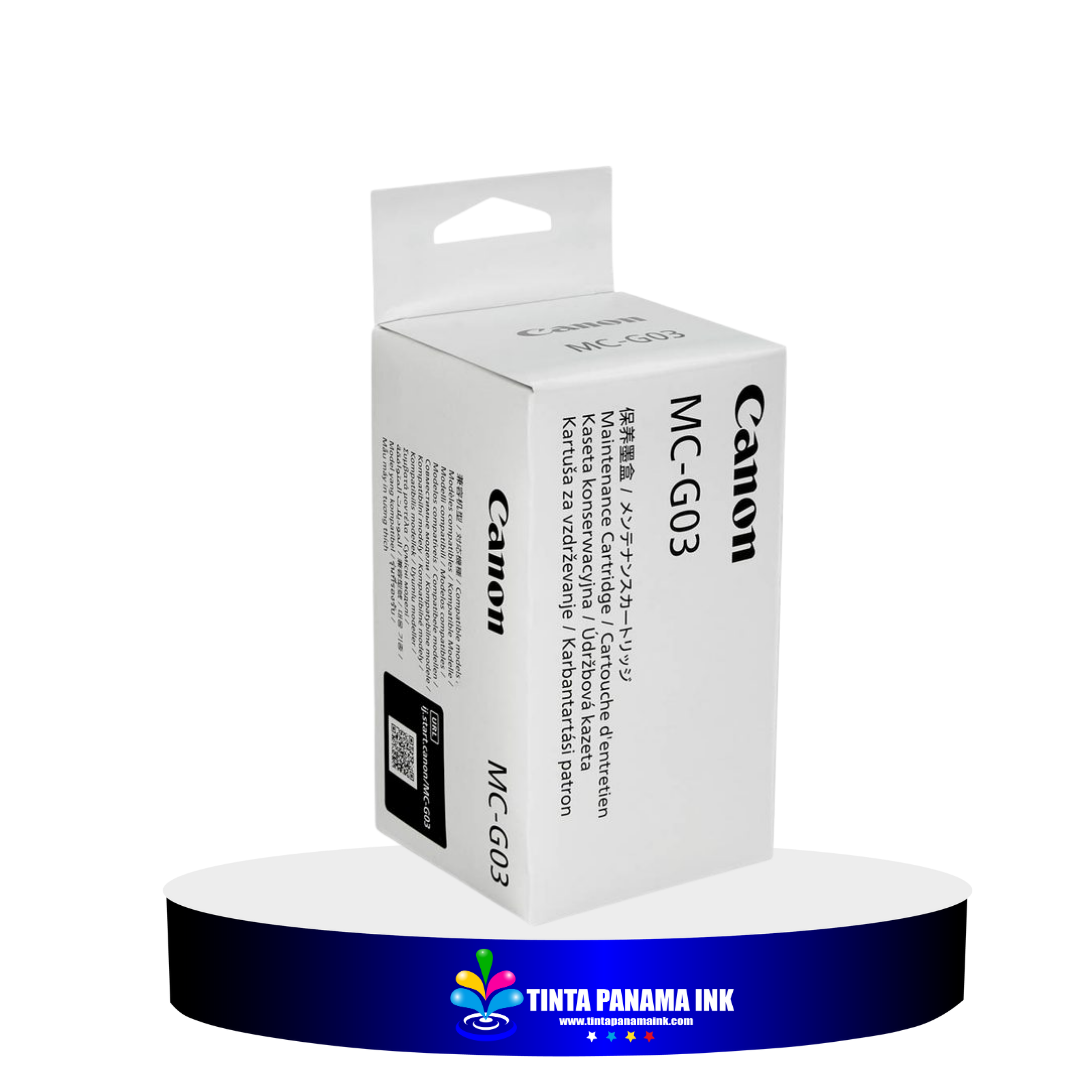 Cartucho de Mantenimiento Canon MC-G03 _Para impresora MAXIFY GX4010 _ GX3010