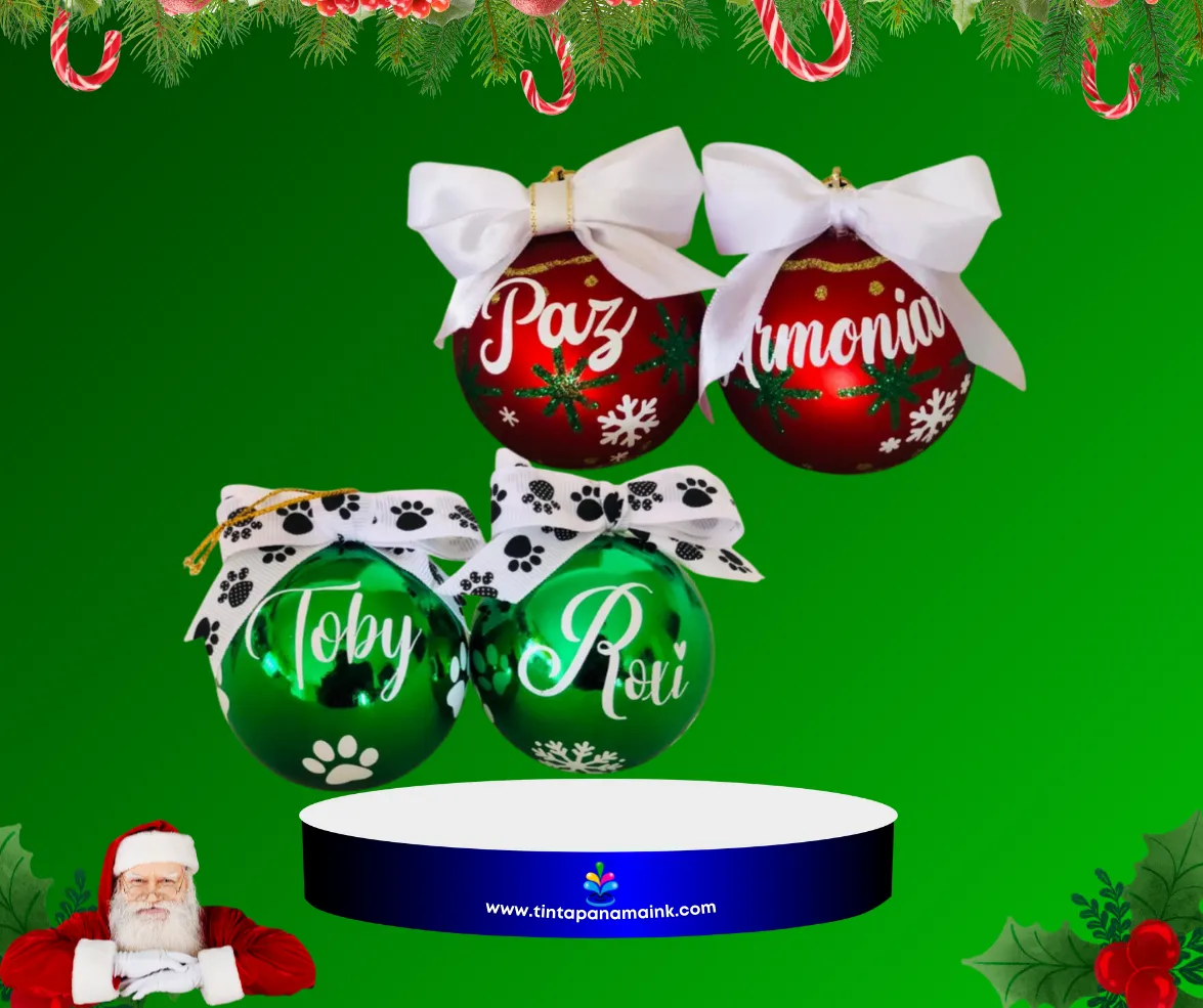 Esferas navideñas Personalizadas