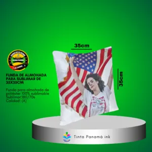 Funda de Almohada de 35x35 cm Para Sublimar