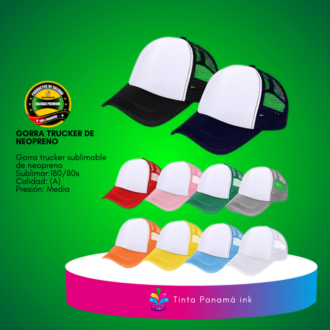 Gorra Trucker de Neoprenos