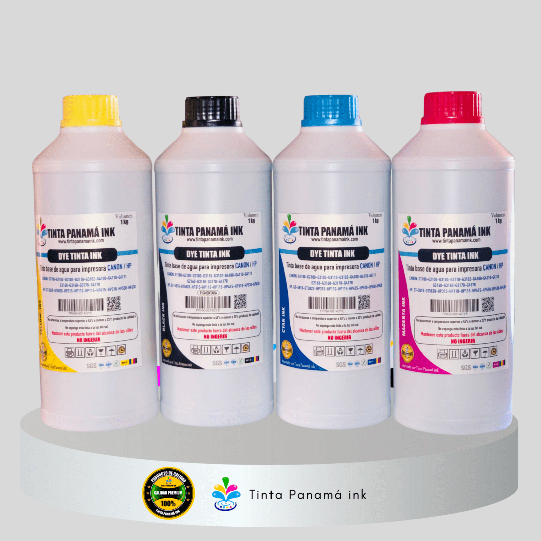 Kit de Tinta CMYK compatible CANON, 1OOO ml