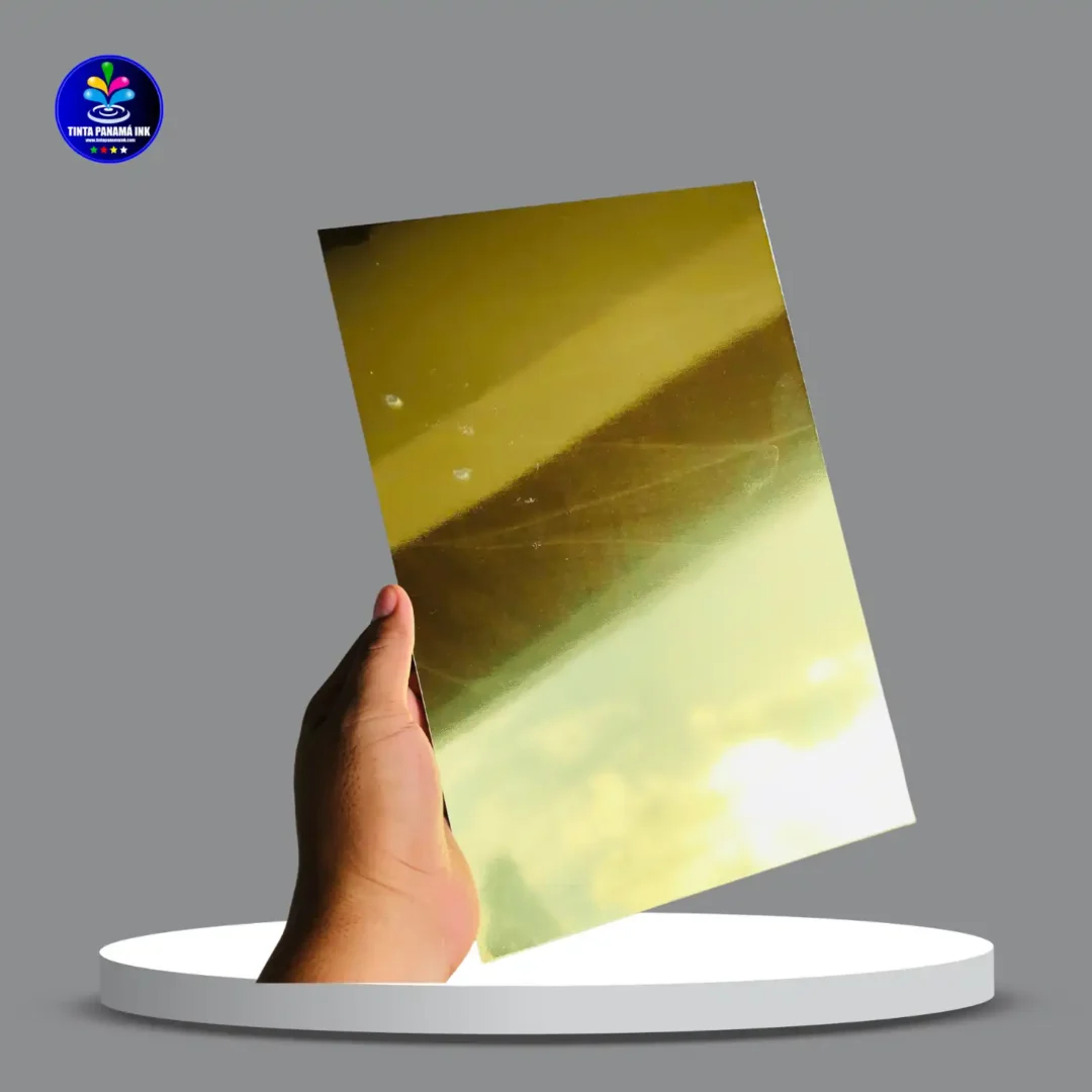 Lamina de aluminio Oro espejo para sublimar