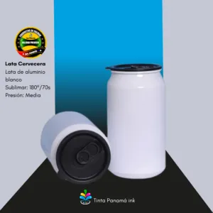 Lata Cervecera de 280ml Blanca.