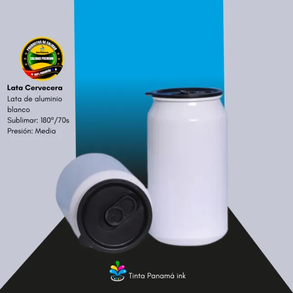 Lata Cervecera de 280ml Blanca.