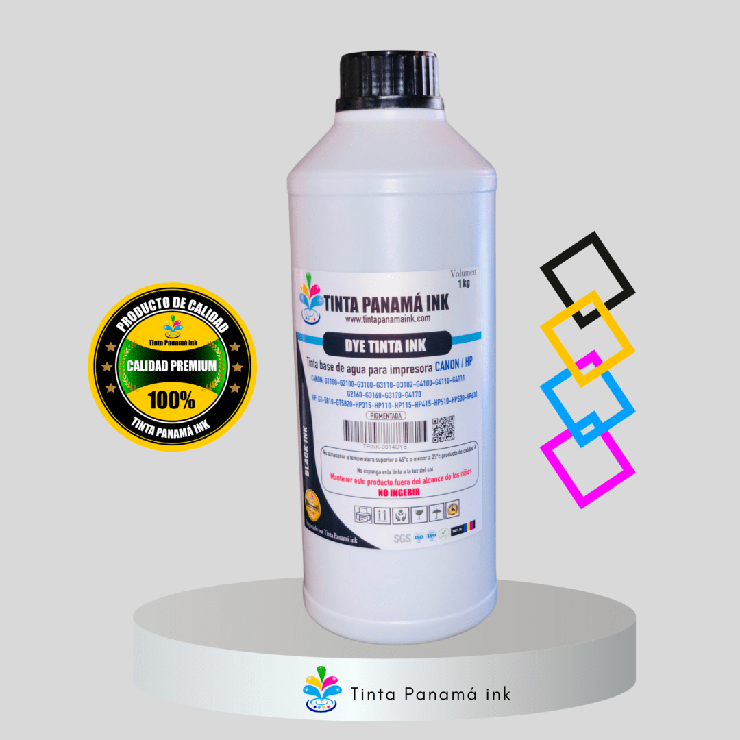 Litro de Tinta Black compatible CANON, 1OOO ml