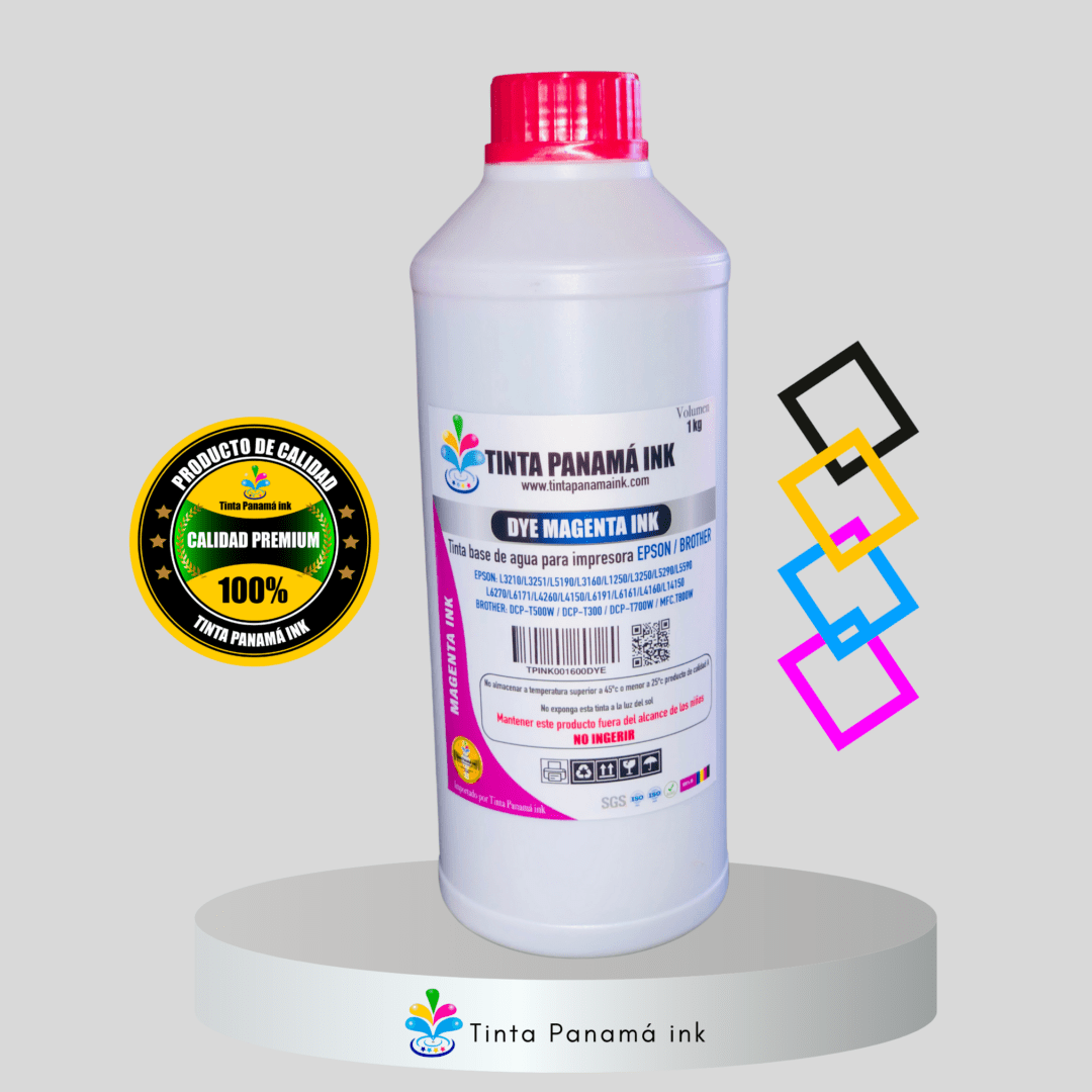 Litro de Tinta Magenta compatible EPSON, 1OOO ml