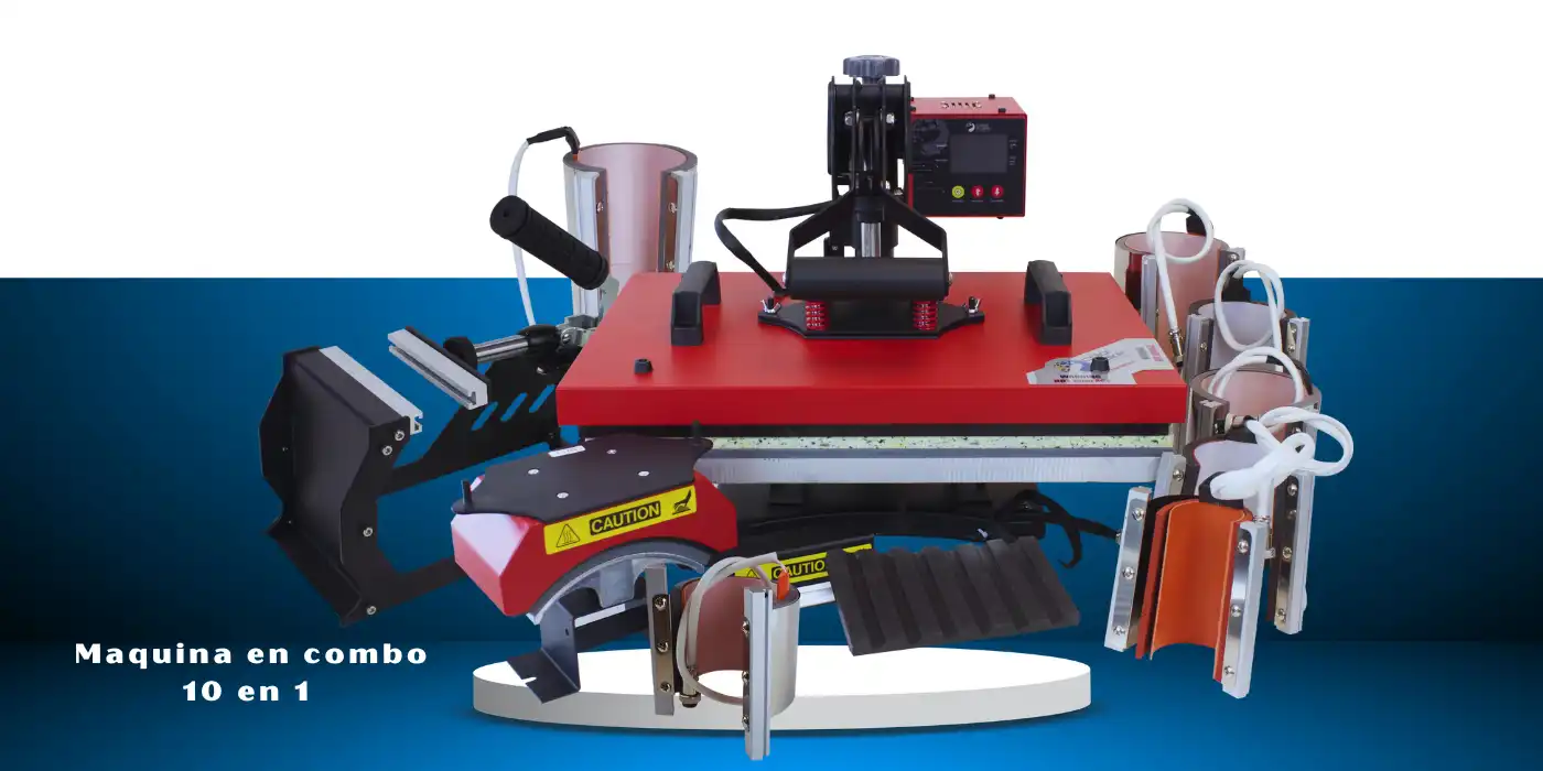 maquinas de sublimacion en combo 10 en 1 para emprendedores