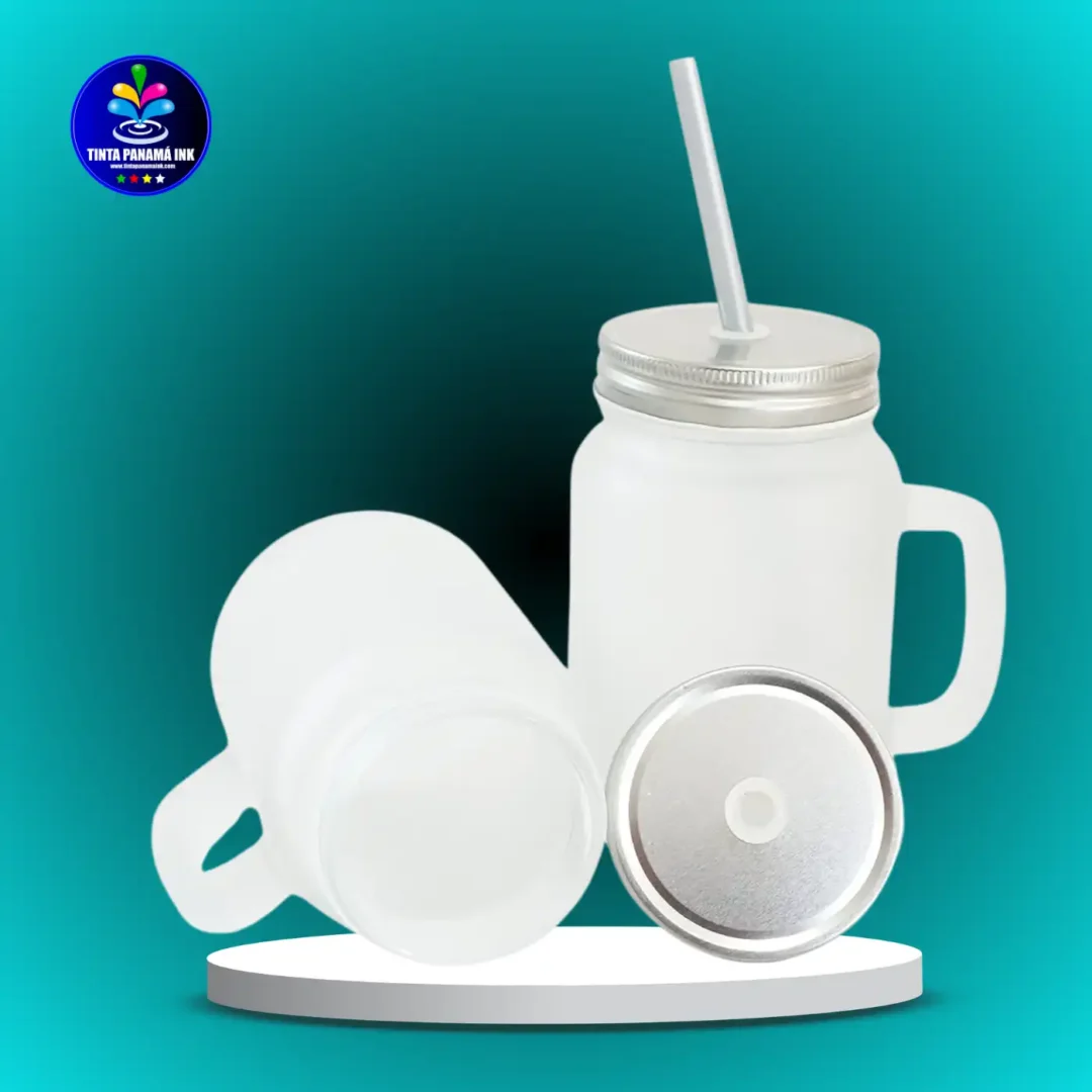 Masón Jar Frosted para sublimar