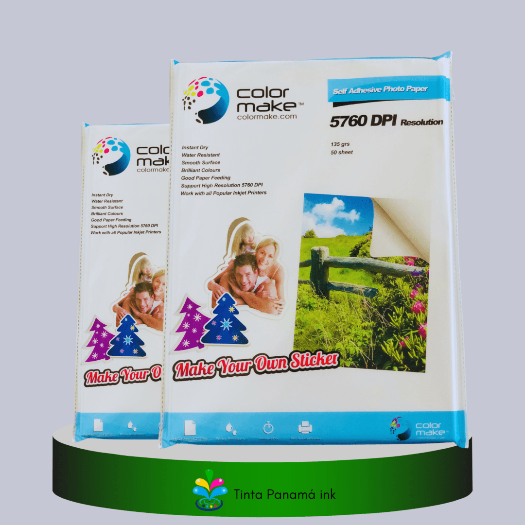 Papel de sublimación autoadhesivo A4 de 50 paginas