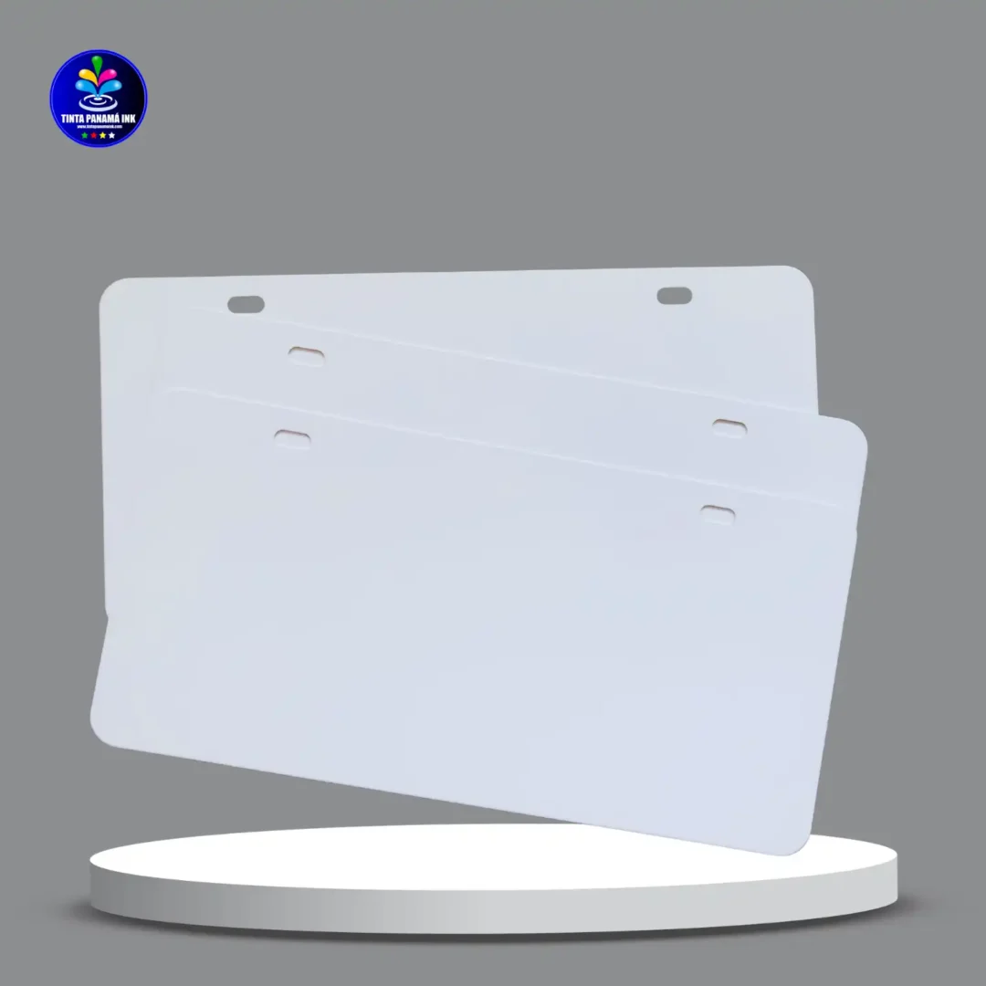 Placa para carro sublimable