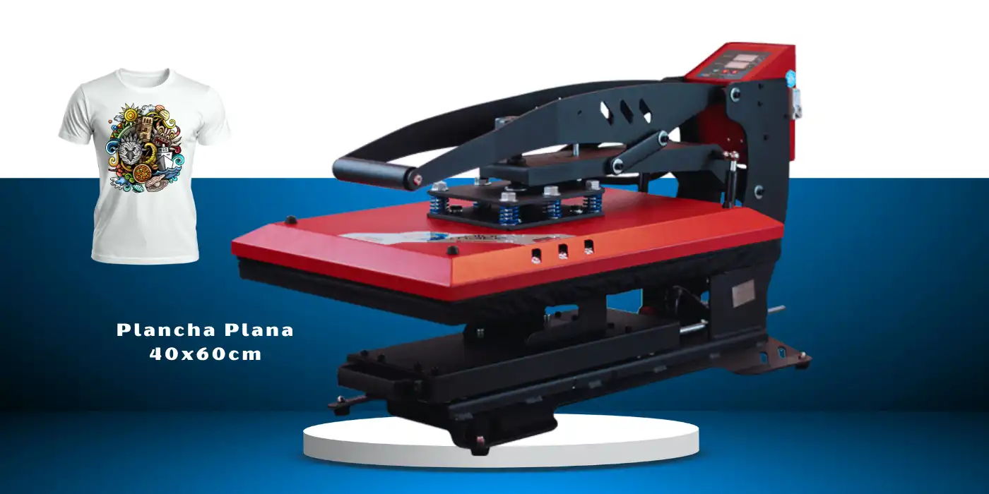 Prensa plana 40x60 cm para sublimar