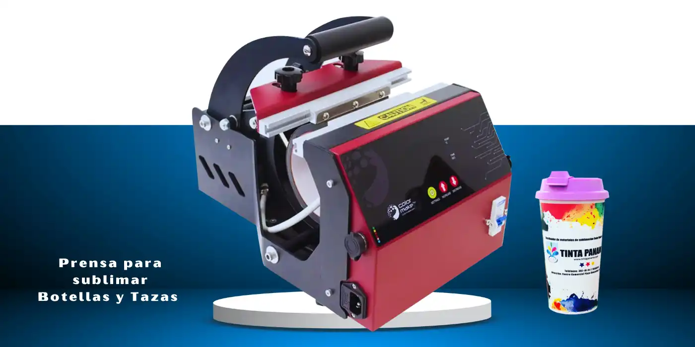 Prensa para sublimar botellas de 750ml