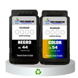 Recarga de Cartuchos Canon PG44 Negro y CL54Color
