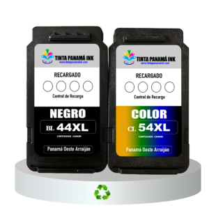 Recarga de Cartuchos Canon PG 44XL Negro y CL54XL Color