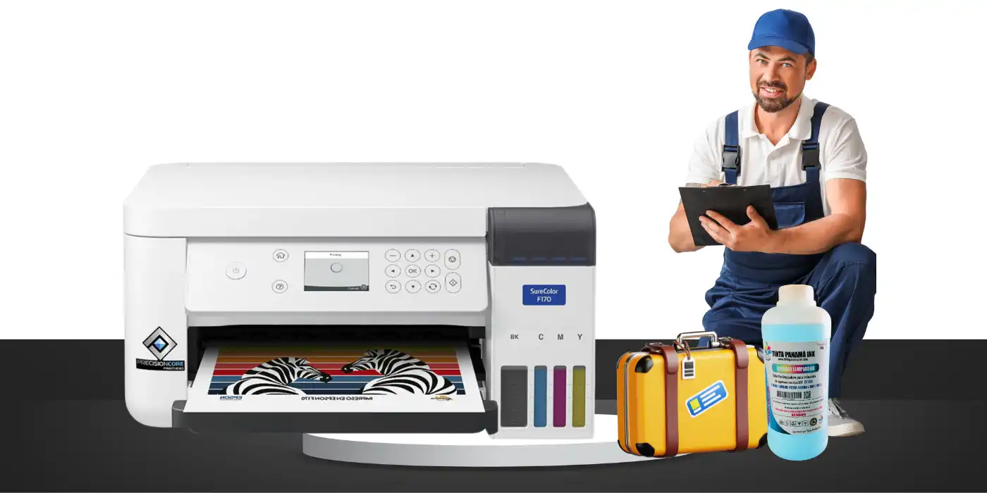 Reparación de impresora de Sublimación F170 EPSON