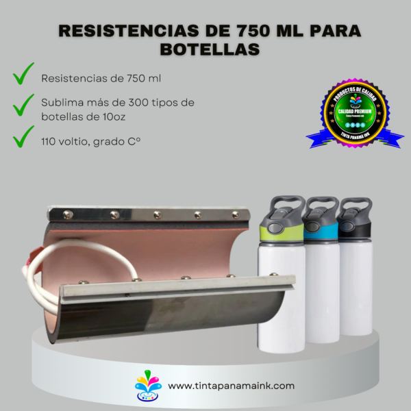 Resistencias de 750 ml para botellas
