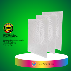 Rompecabezas Rectangular A4 de 100 Piezas