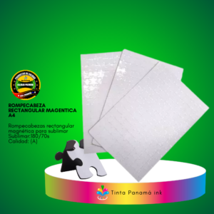 Rompecabezas Rectangular Magnética A4