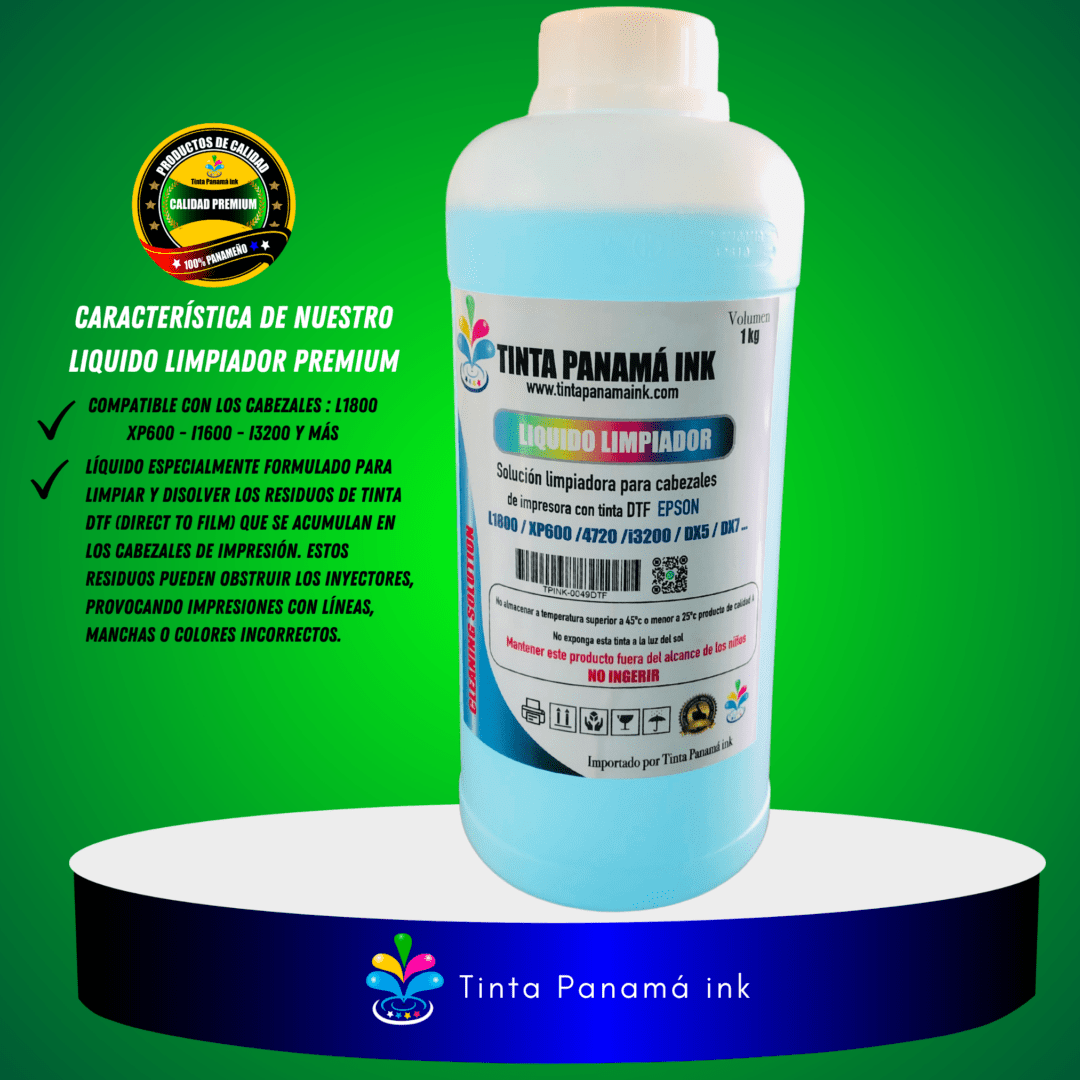 Solución Limpiadora de Cabezales DTF