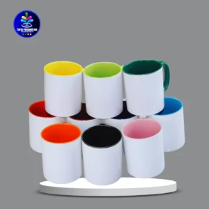 Tazas con fondo de color para sublimar