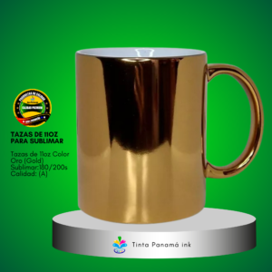 Tazas de 11oz tipo espejo oro(Gold)
