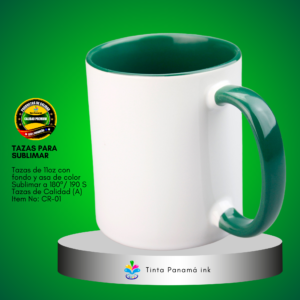 Tazas de colores de 11oz Verde