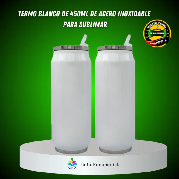 Termo blanco de 450 ml para sublimar