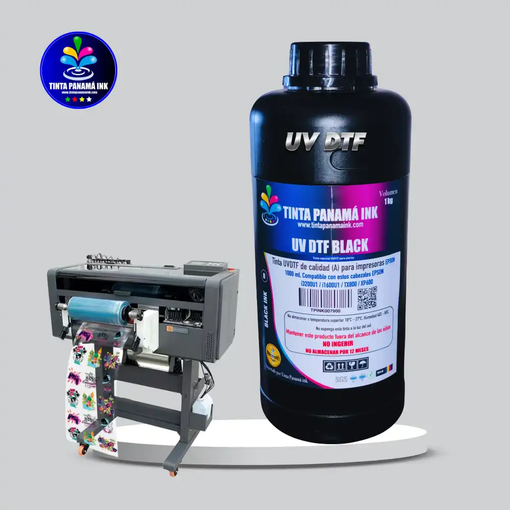 Tinta Black UV DTF 1 kg