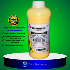 Tinta DTF Amarillo Premium 1kg
