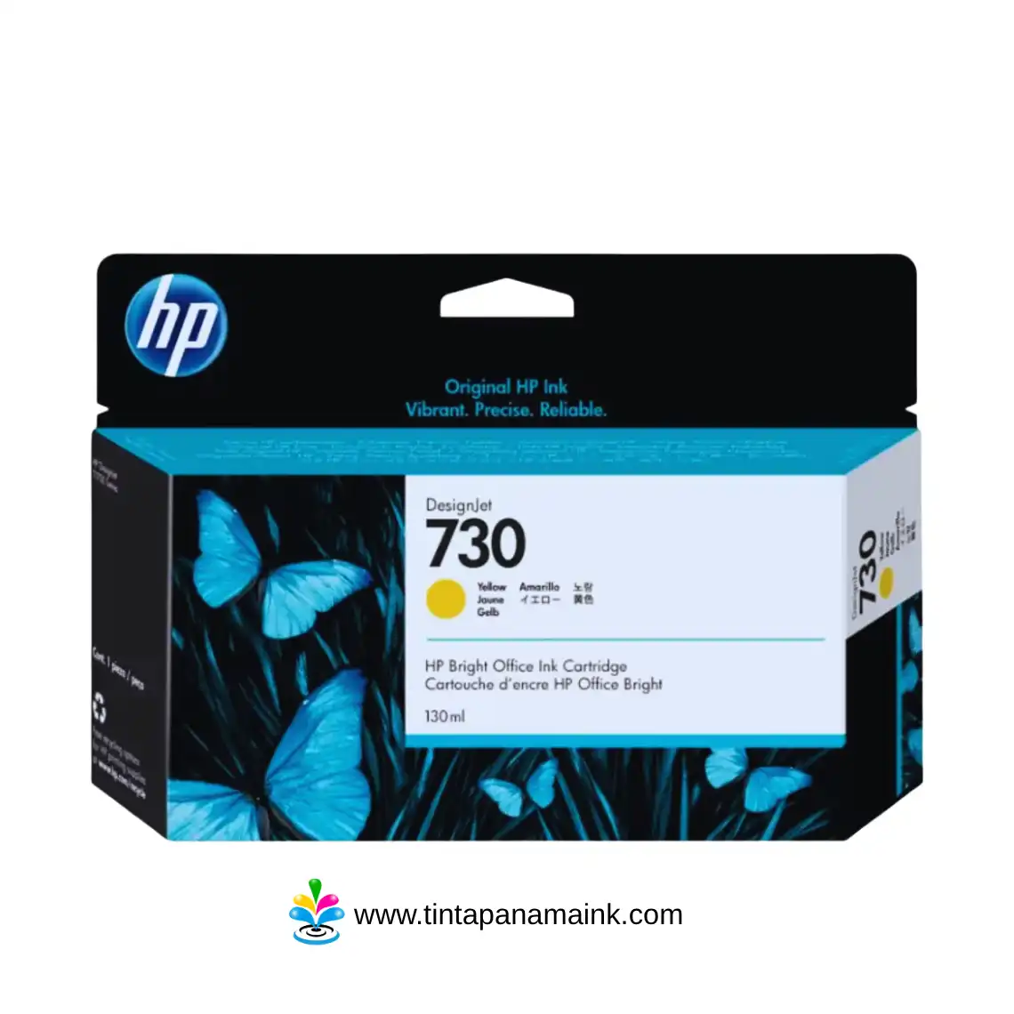 Tinta HP 730 Amarillo 130 ml