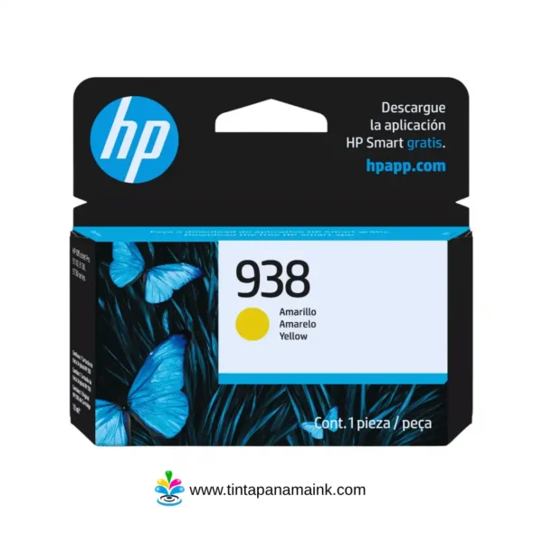Tinta HP 938 Amarillo