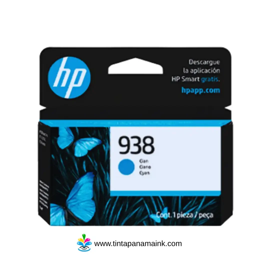 Tinta HP 938 Cyan