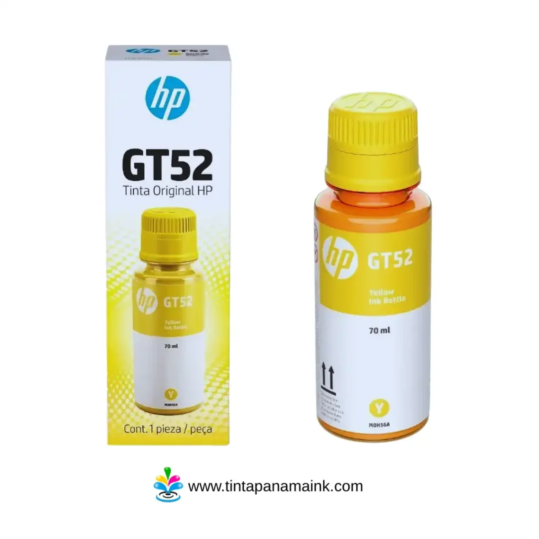 Tinta HP GT52 Amarillo
