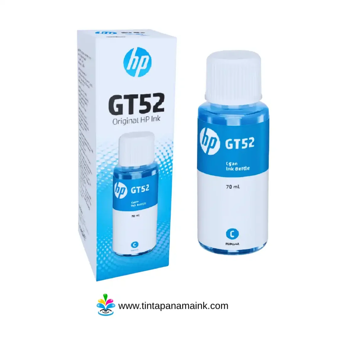 Tinta HP GT52 Cyan