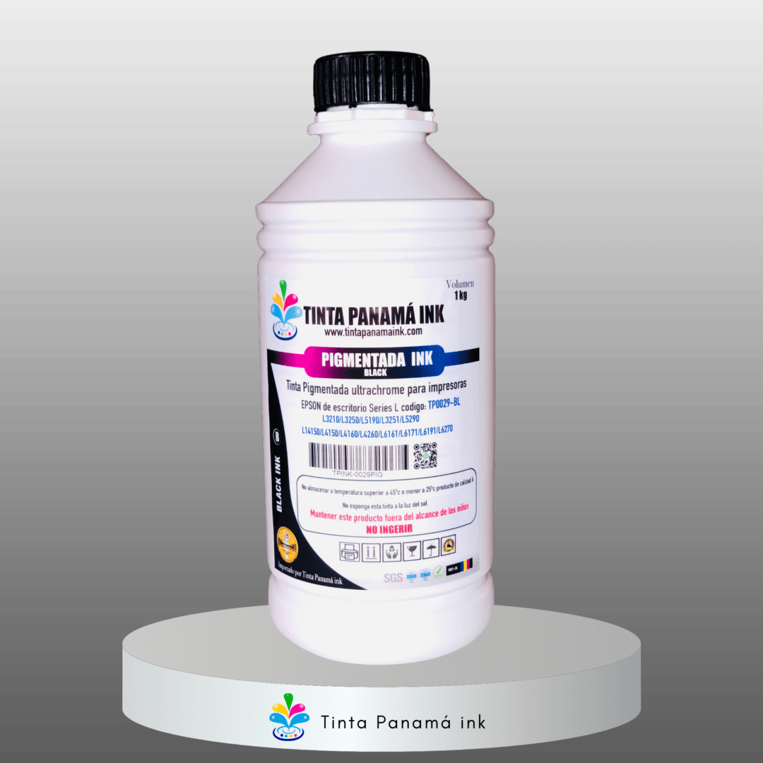 Litro de Tinta Pigmentada para Epson Black 1000 ml