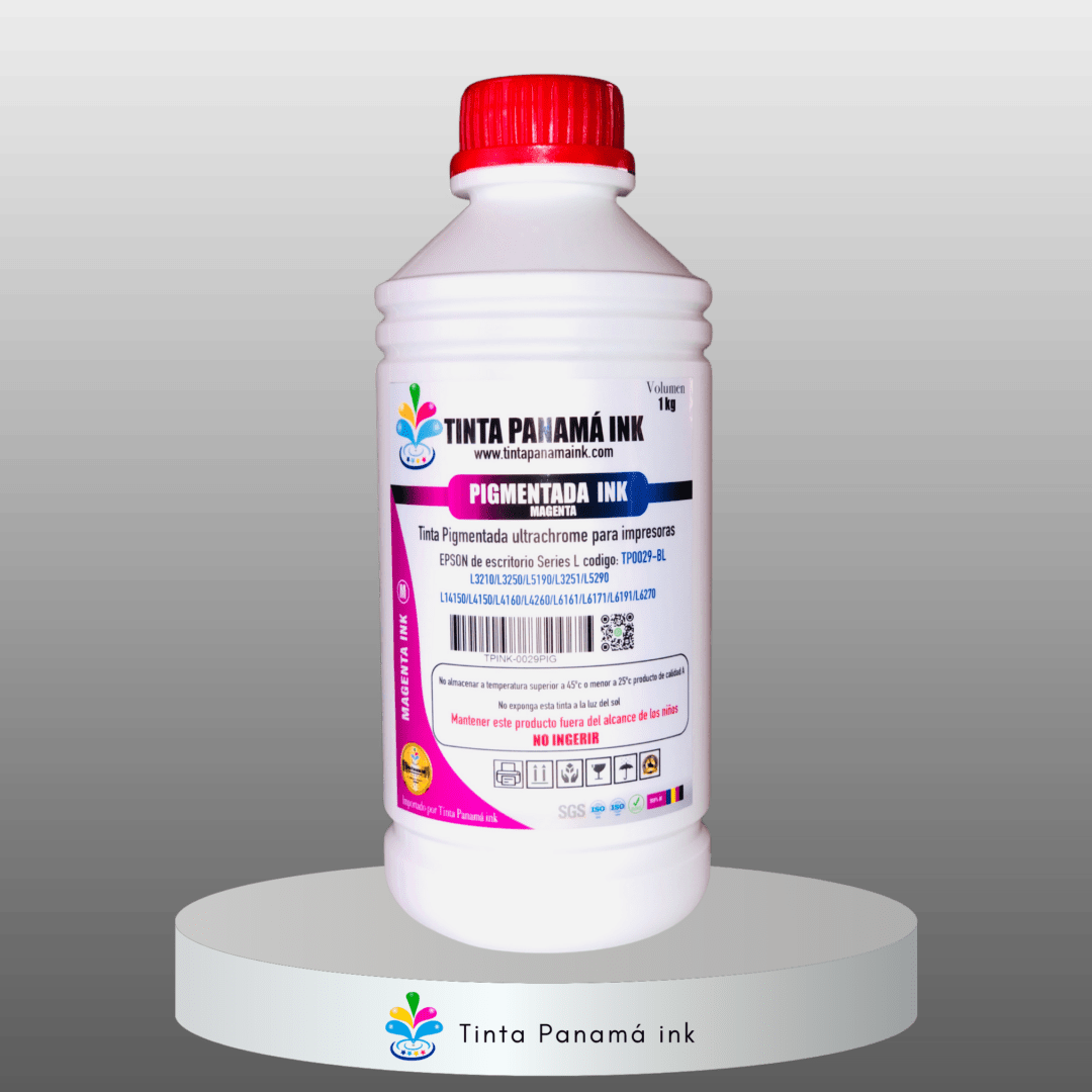 Litro de Tinta Pigmentada para Epson Magenta 1000 ml